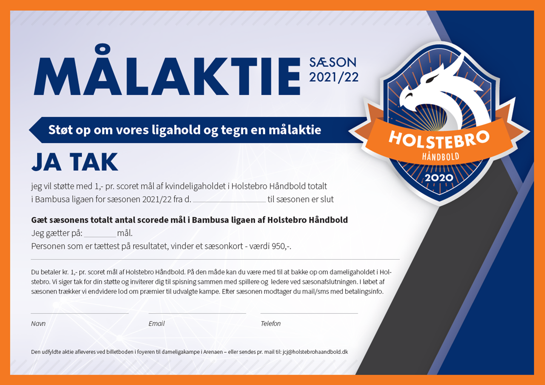 Målaktie Holstebro Håndbold