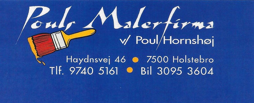 POULs MALERFIRMA ER NY SPONSOR